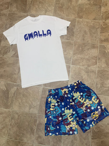 BLUE GWALLA SHORTS