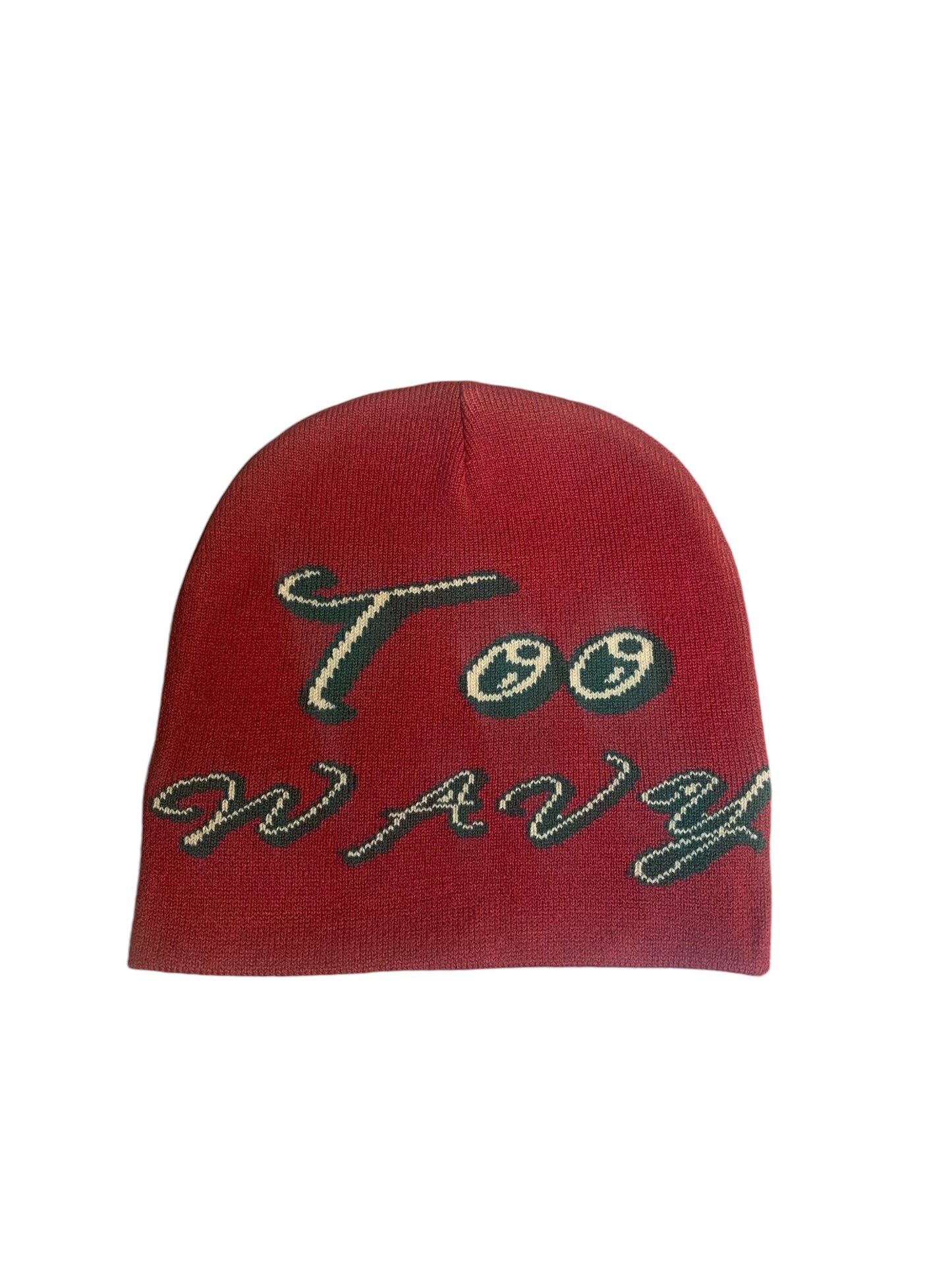 Too Wavy Beanie Burgundy/Grn