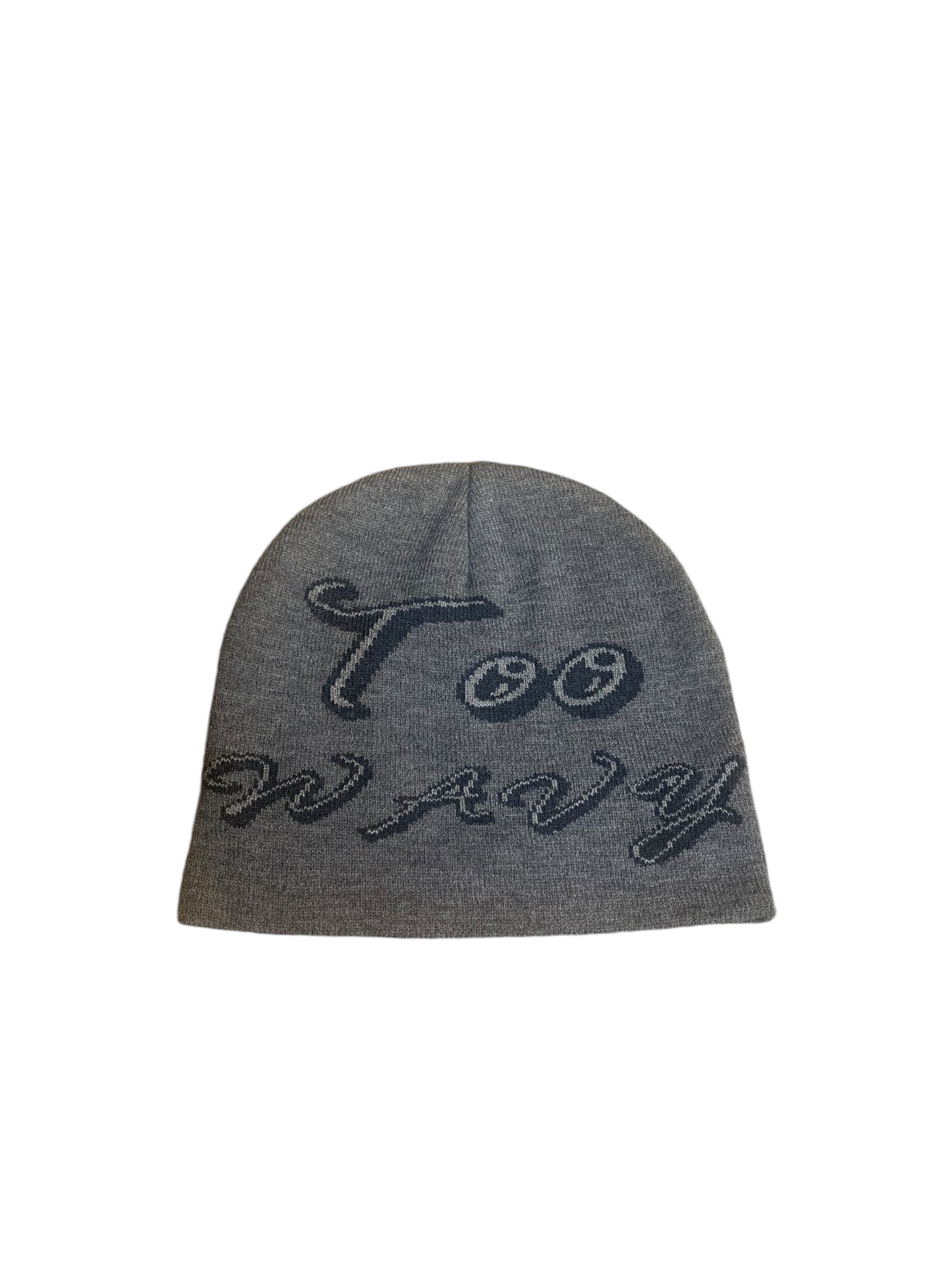 Too Wavy Gray/Blk Beanie